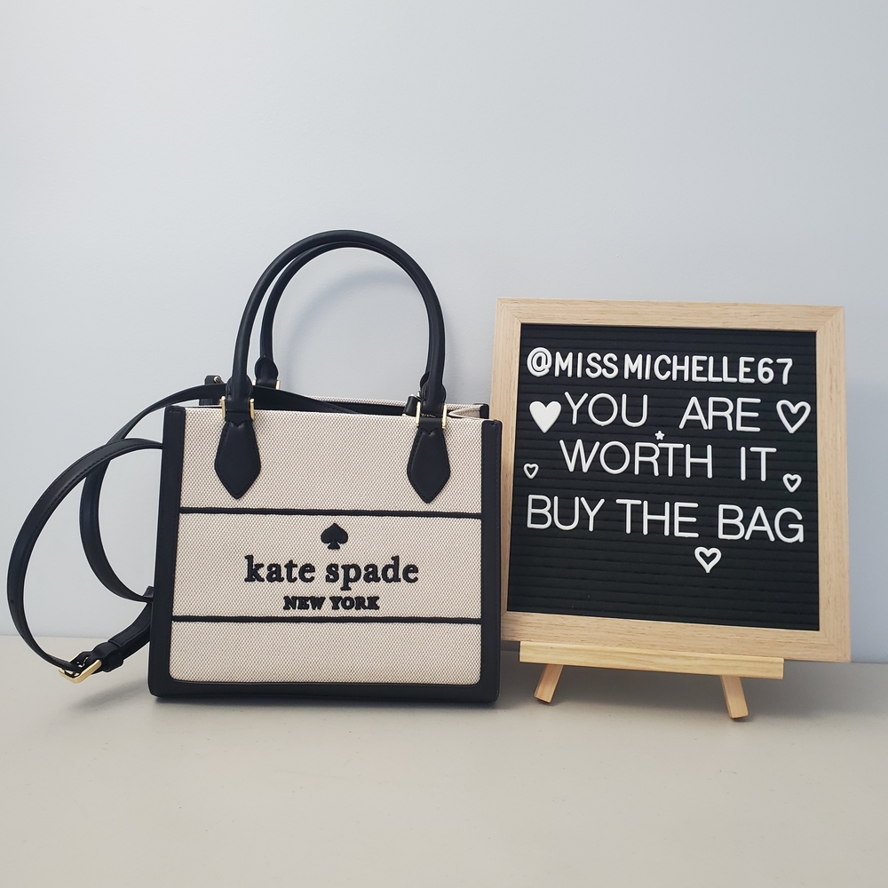 Kate Spade New York Ellie Canvas Sm. Tote. 🖤ADORABLE!!!🤍